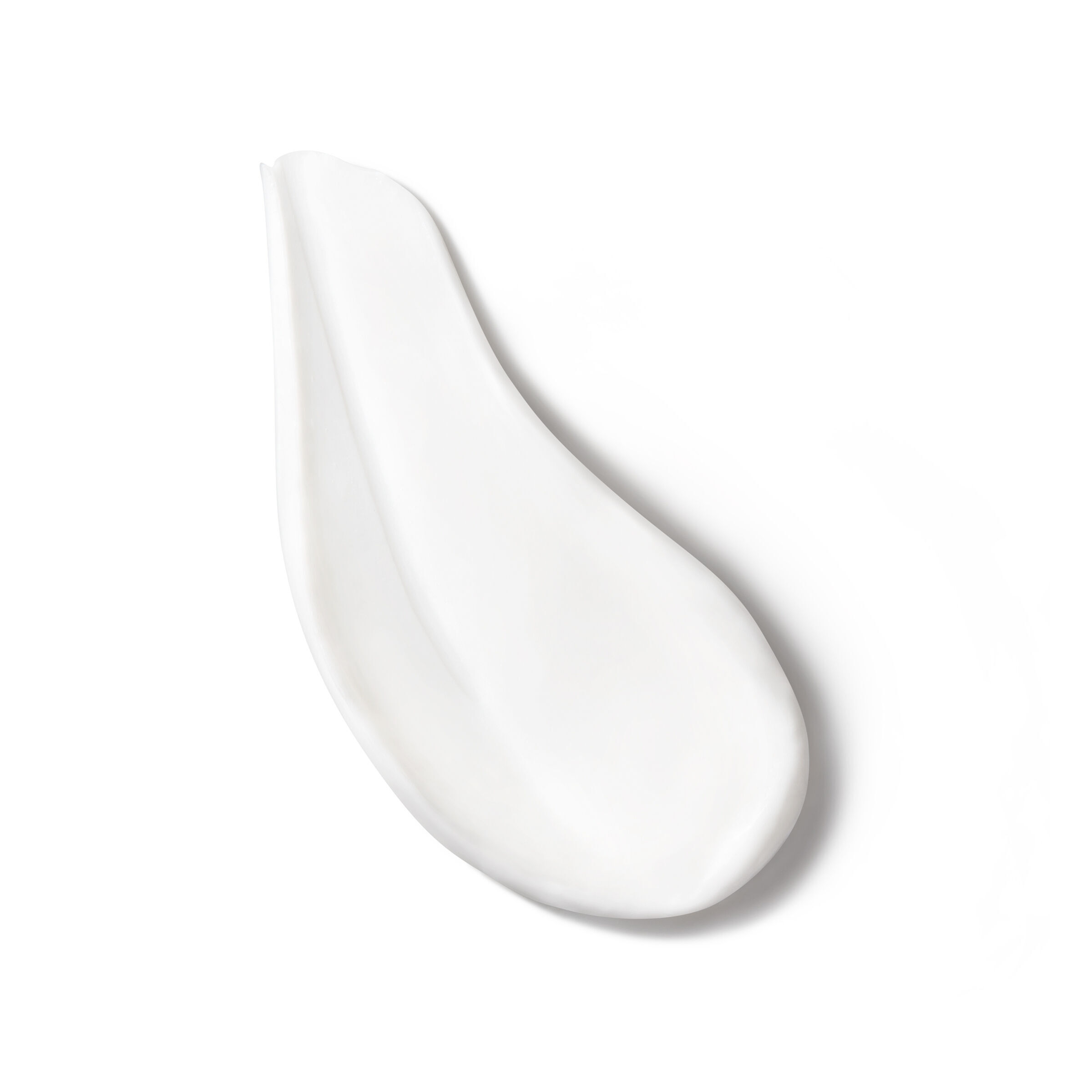 A graphic featuring a large, white, creamy blob in the center. On the top left, there is a circular icon with the text: "All Hair Types." A white "K" logo is in the bottom right corner. 