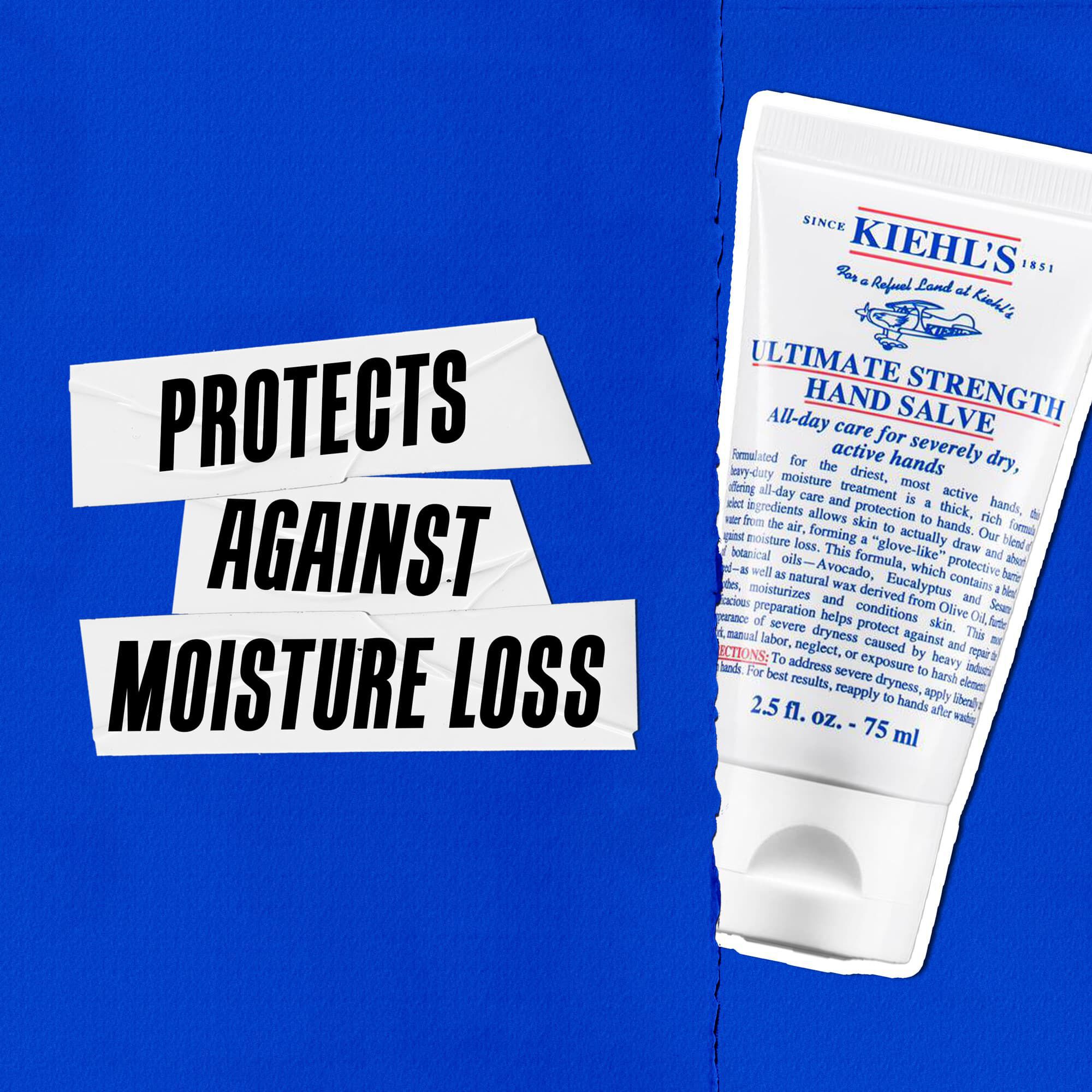 Kiehl's Ultimate Strength Hand Salve предпазва от загуба на хидратация