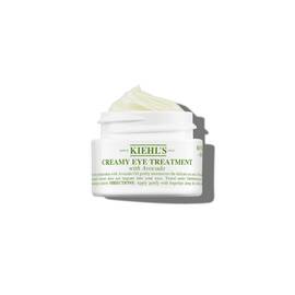 Снимка на отворен буркан Kiehl's Creamy Eye Treatment с авокадо