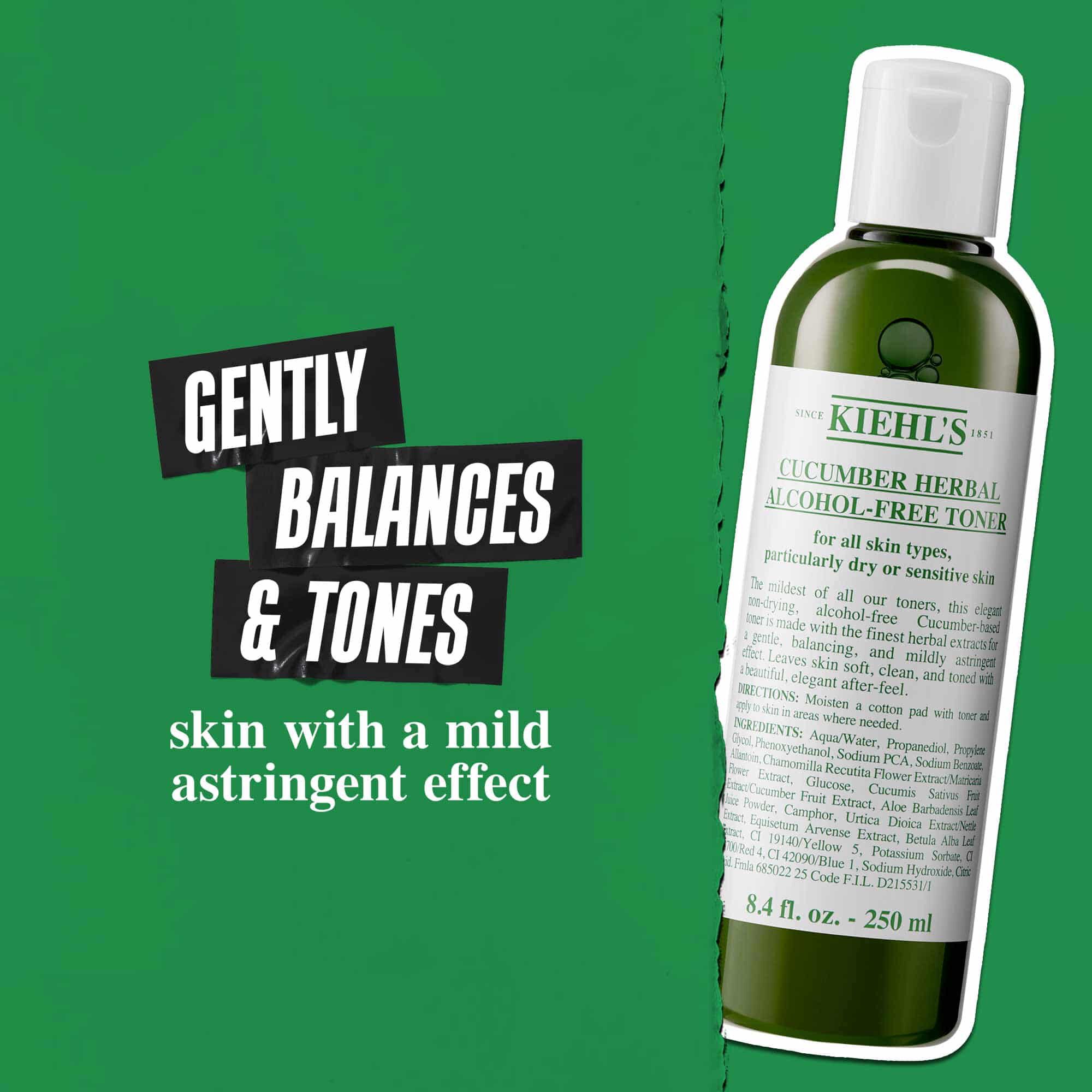 Cucumber Herbal Alcohol-Free Toner