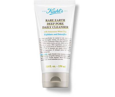 Туба с почистващ крем 'Rare Earth Deep Pore Daily Cleanser' на Kiehl's, с bяла глина от Амазонка. 150 мл.