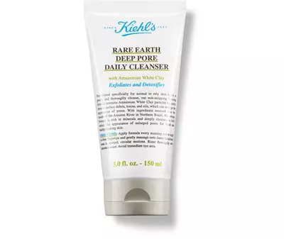 Туба с почистващ крем 'Rare Earth Deep Pore Daily Cleanser' на Kiehl's, с bяла глина от Амазонка. 150 мл.